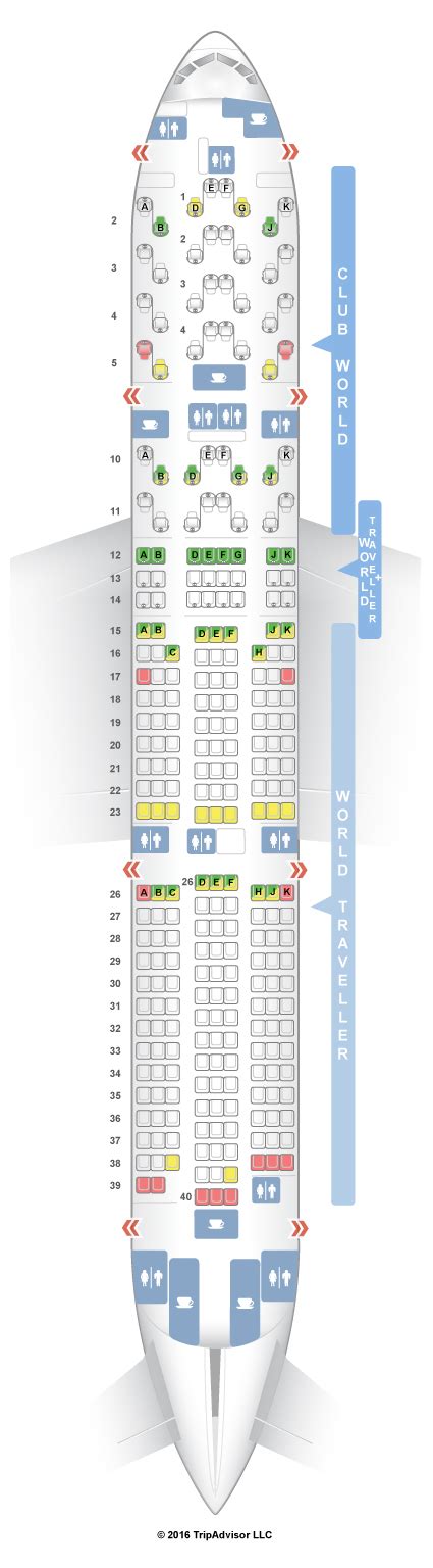 british airways seat plan 777